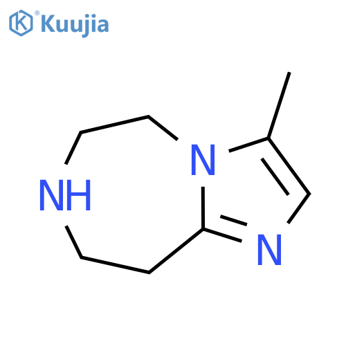 3-methyl-5H,6H,7H,8H,9H-imidazo[1,2-d][1,4]diazepine structure