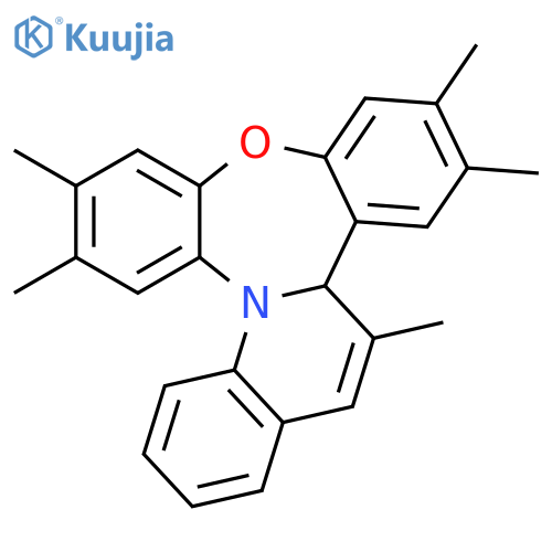 14bH-Benzo[b]quino[1,2-d][1,4]benzoxazepine, 7,8,12,13,15-pentamethyl- structure