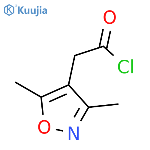 4-Isoxazoleacetyl chloride, 3,5-dimethyl- structure
