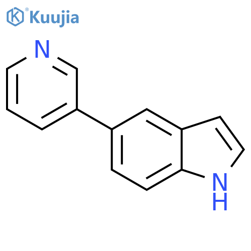 5-pyridin-3-yl-1H-indole structure
