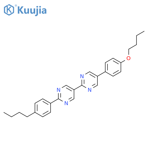 2,5'-Bipyrimidine, 5-(4-butoxyphenyl)-2'-(4-butylphenyl)- structure