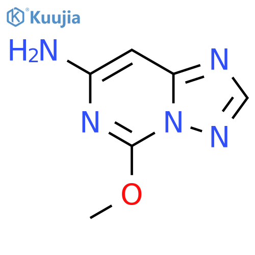 [1,2,4]Triazolo[1,5-c]pyrimidin-7-amine, 5-methoxy- structure