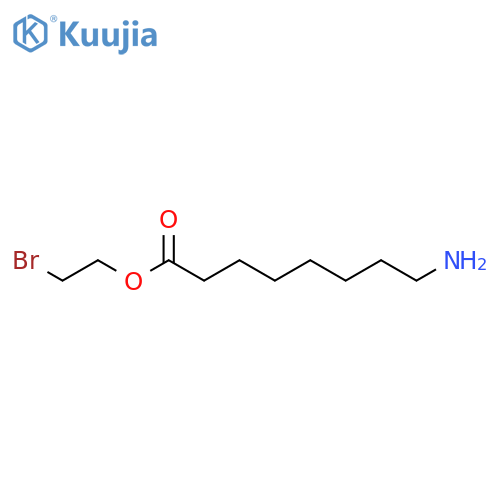 Octanoic acid, 8-amino-, 2-bromoethyl ester structure