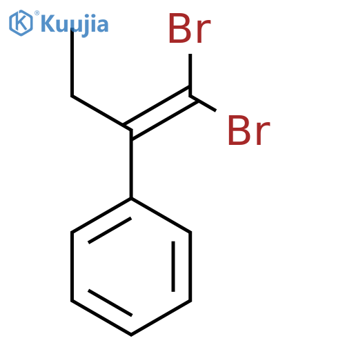 (1,1-Dibromobut-1-en-2-yl)benzene structure