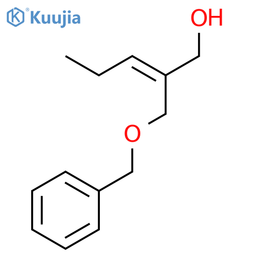 2-Penten-1-ol, 2-[(phenylmethoxy)methyl]-, (Z)- structure