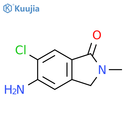 5-Amino-6-chloro-2-methylisoindolin-1-one structure