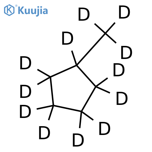 Methylcyclopentane-d12 structure