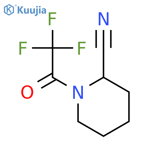 2-Piperidinecarbonitrile,1-(2,2,2-trifluoroacetyl)- structure
