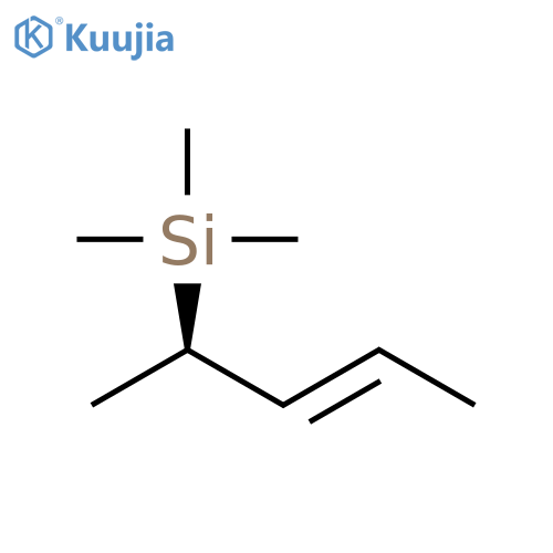 SILANE, TRIMETHYL[(1R,2E)-1-METHYL-2-BUTENYL]- structure