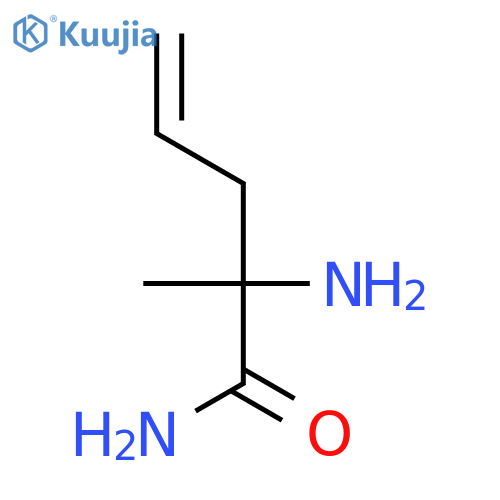 4-Pentenamide, 2-amino-2-methyl-, (±)- structure