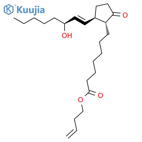 Prost-13-en-1-oic acid, 15-hydroxy-9-oxo-, 3-butenyl ester, (13E,15S)- structure