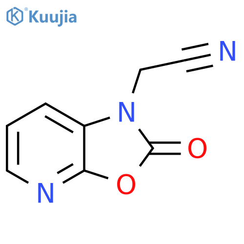 Oxazolo[5,4-b]pyridine-1(2H)-acetonitrile, 2-oxo- structure