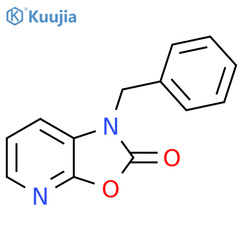 Oxazolo[5,4-b]pyridin-2(1H)-one, 1-(phenylmethyl)- structure
