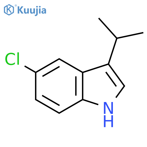 5-chloro-3-(propan-2-yl)-1H-indole structure