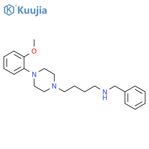 1-Piperazinebutanamine, 4-(2-methoxyphenyl)-N-(phenylmethyl)- structure