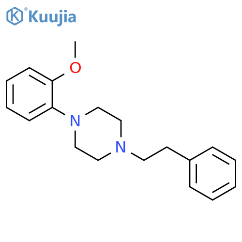 Piperazine, 1-(2-methoxyphenyl)-4-(2-phenylethyl)- structure