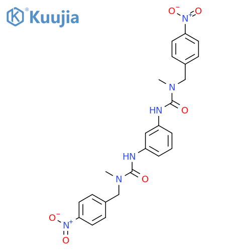 1-Methyl-3-[3-[[methyl-[(4-nitrophenyl)methyl]carbamoyl]amino]phenyl]-1-[(4-nitrophenyl)methyl]urea structure