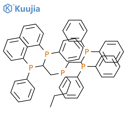 Phosphine, bis[2,2-bis(diphenylphosphino)ethyl]butyl- structure