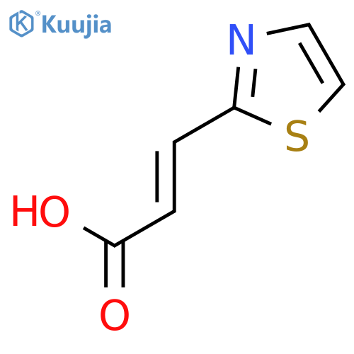(2E)-3-(2-Thiazolyl)-2-propenoic Acid structure