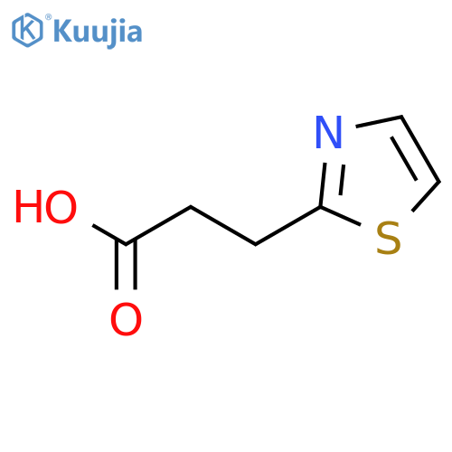 3-(1,3-thiazol-2-yl)propanoic acid structure
