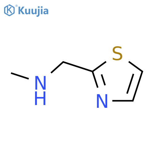 methyl(1,3-thiazol-2-ylmethyl)amine structure