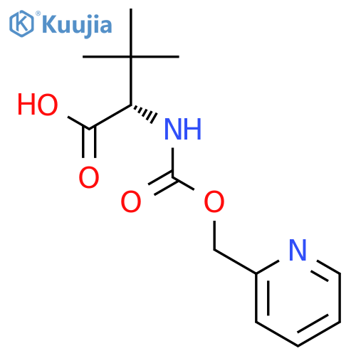 L-Valine, 3-methyl-N-[(2-pyridinylmethoxy)carbonyl]- structure