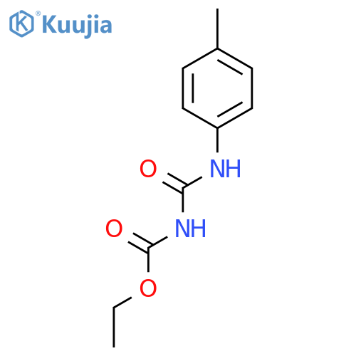 Carbamic acid, [[(4-methylphenyl)amino]carbonyl]-, ethyl ester structure