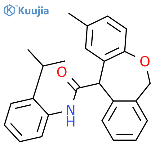 Dibenz[b,e]oxepin-11-carboxamide,6,11-dihydro-2-methyl-N-[2-(1-methylethyl)phenyl]- structure