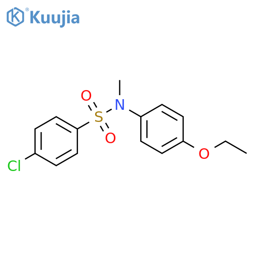 4-chloro-N-(4-ethoxyphenyl)-N-methylbenzene-1-sulfonamide structure