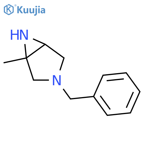 3,6-Diazabicyclo[3.1.0]hexane,1-methyl-3-(phenylmethyl)- structure