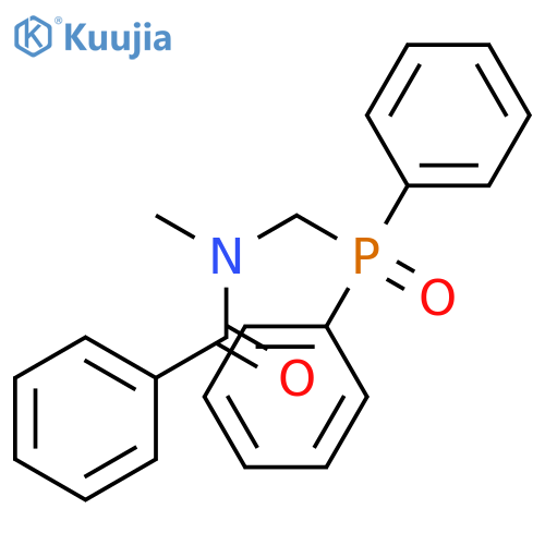 Benzamide, N-[(diphenylphosphinyl)methyl]-N-methyl- structure
