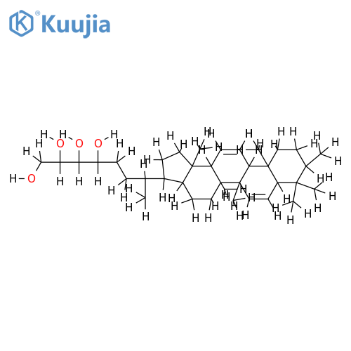 (3beta,32R,33R,34R)-3-Methyl-29-(2,3,4,5-tetrahydroxypentyl)-6,11-hopadiene structure