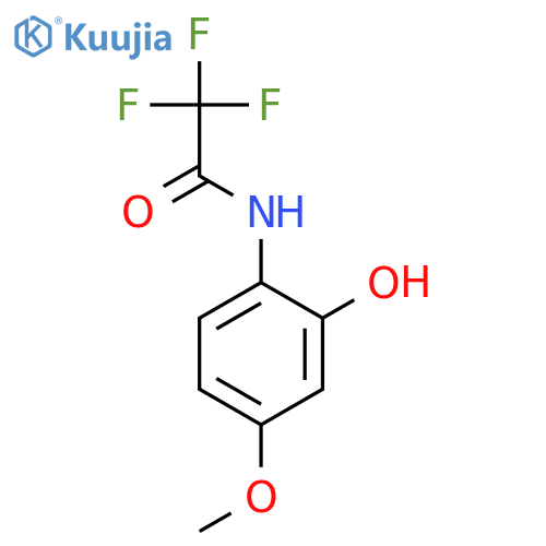 Acetamide, 2,2,2-trifluoro-N-(2-hydroxy-4-methoxyphenyl)- structure