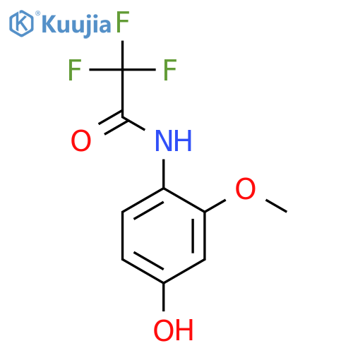 Acetamide, 2,2,2-trifluoro-N-(4-hydroxy-2-methoxyphenyl)- structure