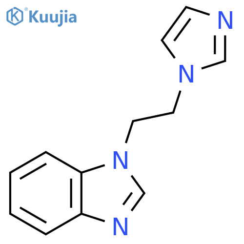 1-(2-Imidazol-1-ylethyl)benzimidazole structure