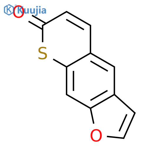 7H-Thiopyrano[3,2-f]benzofuran-7-one structure