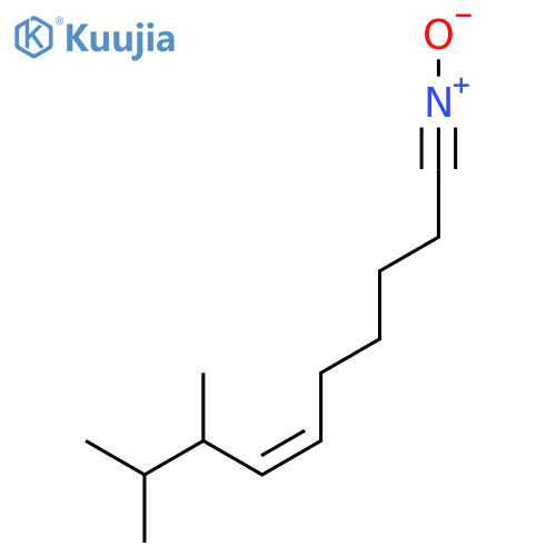 6-Decenenitrile, 8,9-dimethyl-, N-oxide, (Z)- structure