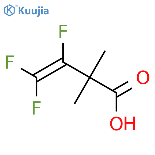 3-Butenoic acid,3,4,4-trifluoro-2,2-dimethyl- structure
