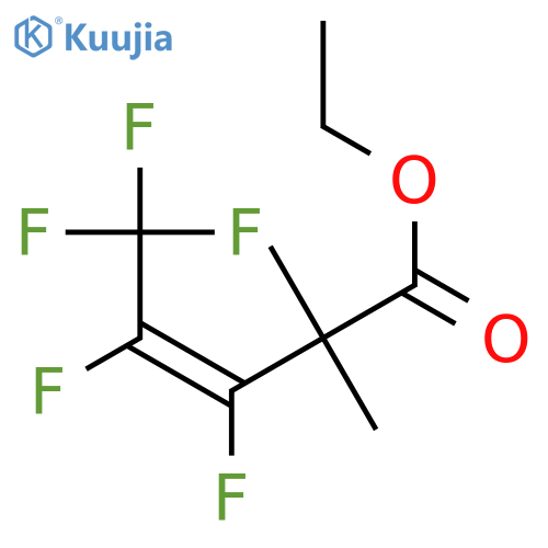 3-Pentenoic acid,3,4,5,5,5-pentafluoro-2,2-dimethyl-, ethyl ester, (E)- (9CI) structure