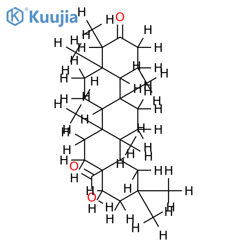 3-oxo-D:A-friedooleanan-28-oic acid structure