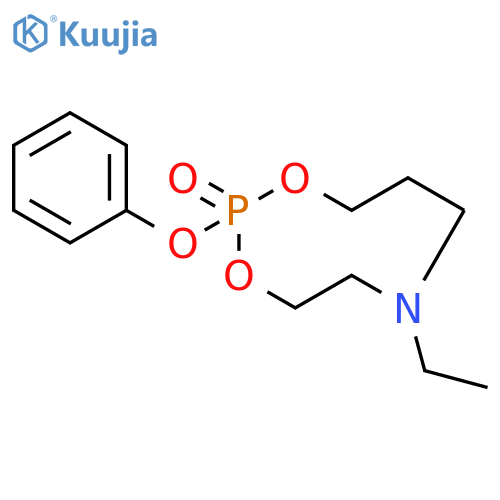 1,3,6,2-Dioxazaphosphonine, 6-ethylhexahydro-2-phenoxy-, 2-oxide structure