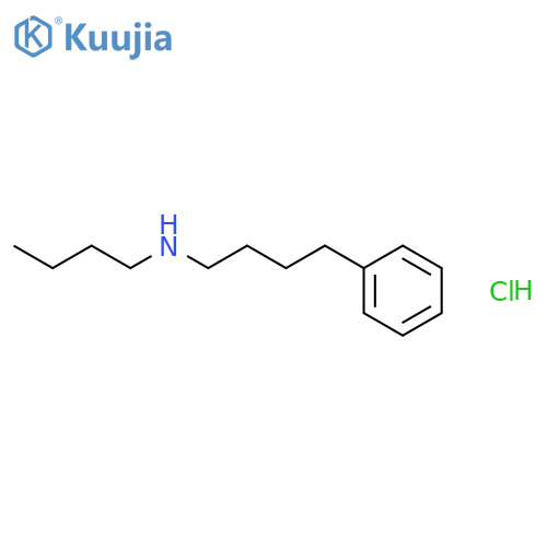 Benzenebutanamine, N-butyl-, hydrochloride structure
