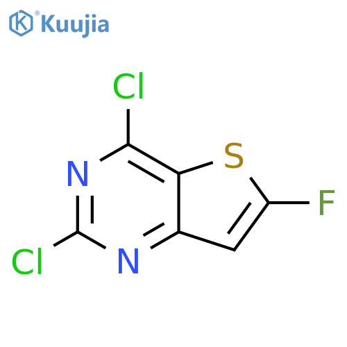 2,4-Dichloro-6-fluorothieno[3,2-d]pyrimidine structure