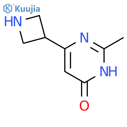 6-azetidin-3-yl-2-methylpyrimidin-4-ol structure