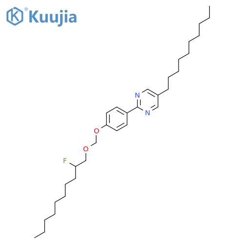 Pyrimidine, 5-decyl-2-[4-[[(2-fluorodecyl)oxy]methoxy]phenyl]- structure