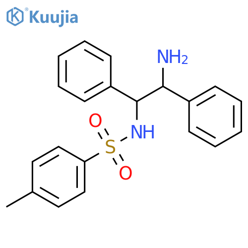 N-[(1R,2R)-2-amino-1,2-diphenylethyl]-4-methylbenzene-1-sulfonamide structure