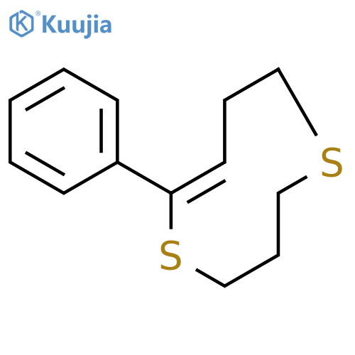 2H-1,5-Dithionin, 3,4,6,7-tetrahydro-9-phenyl-, (Z)- structure