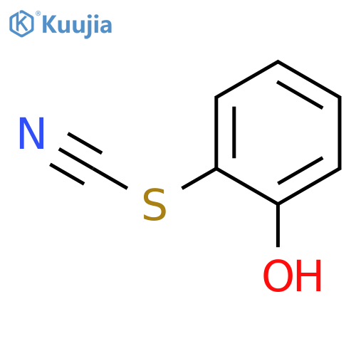 Thiocyanic acid, hydroxyphenyl ester structure