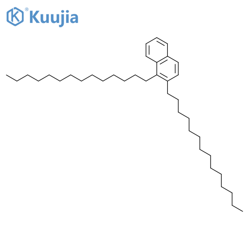 1,2-Ditetradecylnaphthalene structure