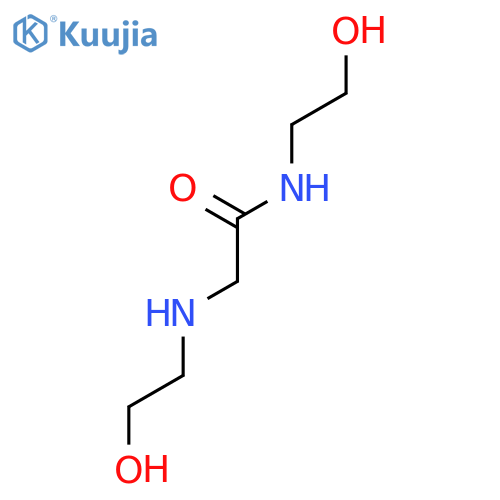 N-(2-Hydroxyethyl)-2[(2hydroxyethyl)amino]acetamide structure